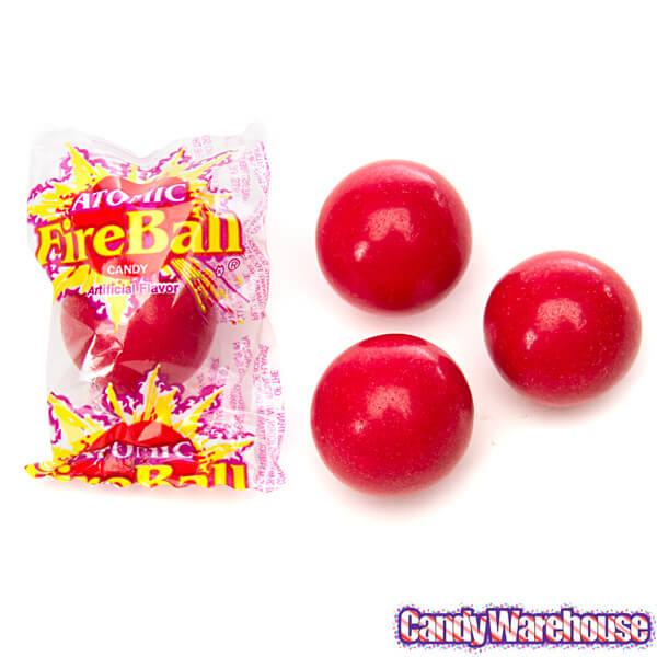 Atomic Fireballs Candy: 150-Piece Tub - Candy Warehouse