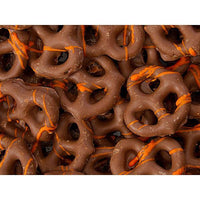 Autumn Drizzled Chocolate Mini Pretzels: 2LB Bag - Candy Warehouse