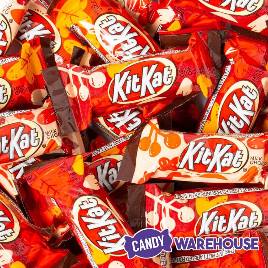 Autumn Kit Kat Minis Candy: 10-Ounce Bag - Candy Warehouse