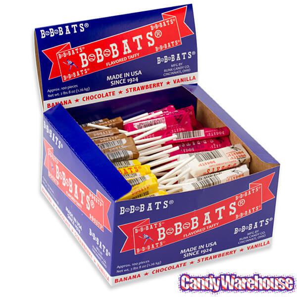 B B Bats Taffy Pops: 100-Piece Box - Candy Warehouse