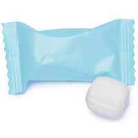 Baby Blue Wrapped Butter Mint Creams: 300-Piece Case - Candy Warehouse
