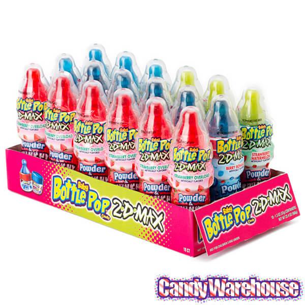 Baby Bottle Pop 2D-Max Candy: 18-Piece Box - Candy Warehouse