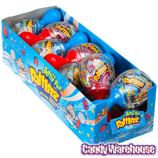 Baby Bottle Pop Rattlerz Candy: 14-Piece Box - Candy Warehouse