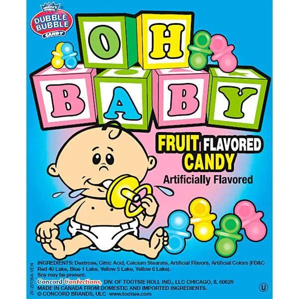 Pacifier Sweet Baby Pacifier Sweet Tarts Candy: 21LB Case – Candy Warehouse
