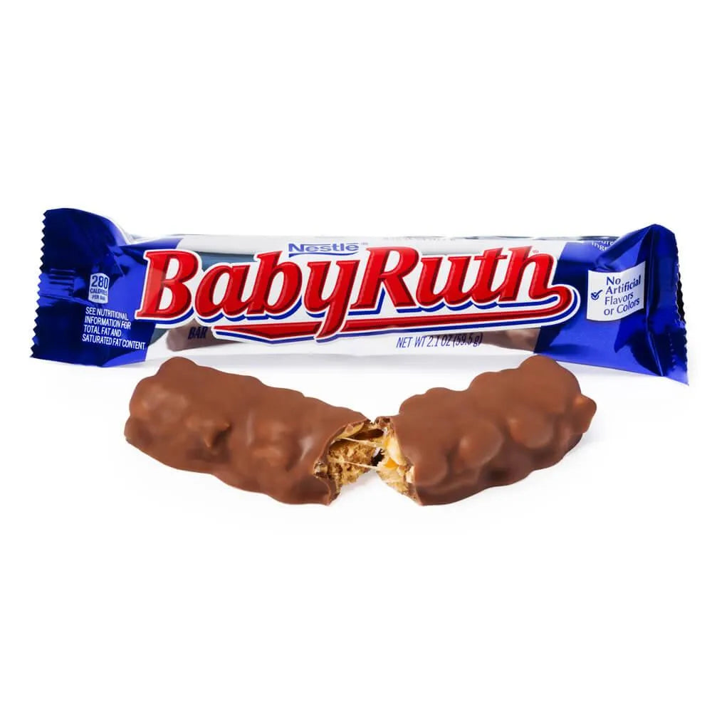 Baby Ruth Box Baby Ruth Candy Bars: 24-Piece Box – Candy Warehouse