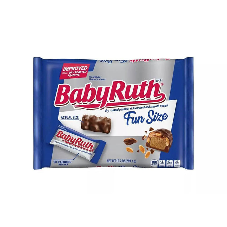 Baby Ruth Box Baby Ruth Fun Size Candy Bars: 16-Piece Bag – Candy Warehouse