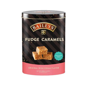 Bailey's Irish Cream Fudge Caramels : 8.8 Ounce Tin - Candy Warehouse