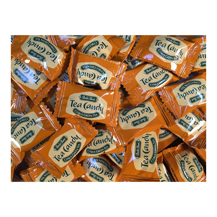 Bali's Best Citrus Green Tea Hard Candy: 1KG Bag - Candy Warehouse