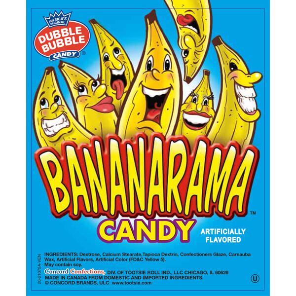 Bananarama Candy Bananas: 5LB Bag - Candy Warehouse
