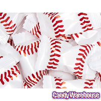 Baseball Wrapped Butter Mint Creams: 300-Piece Case - Candy Warehouse