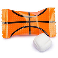 Basketball Wrapped Buttermint Creams: 300-Piece Case - Candy Warehouse