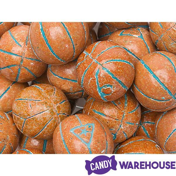 Basketballs Sour Powder Filled Gumballs: 1KG Bag - Candy Warehouse