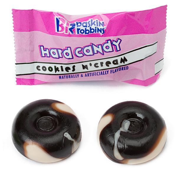 Baskin Robbins Ice Cream Hard Candy - Cookies 'n Cream: 240-Piece Case - Candy Warehouse