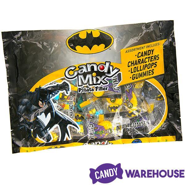 Batman Pinata Candy Mix: 45-Piece Bag - Candy Warehouse