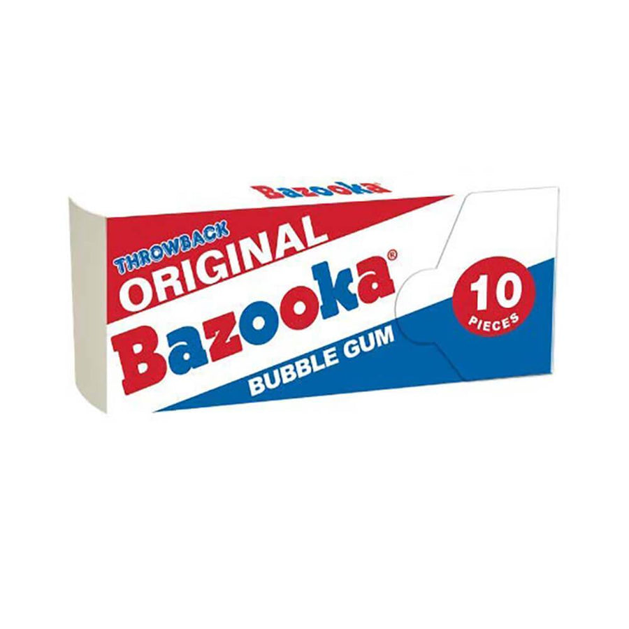 Bazooka Original Bubblegum 10-Piece Packs: 12-Piece Box - Candy Warehouse