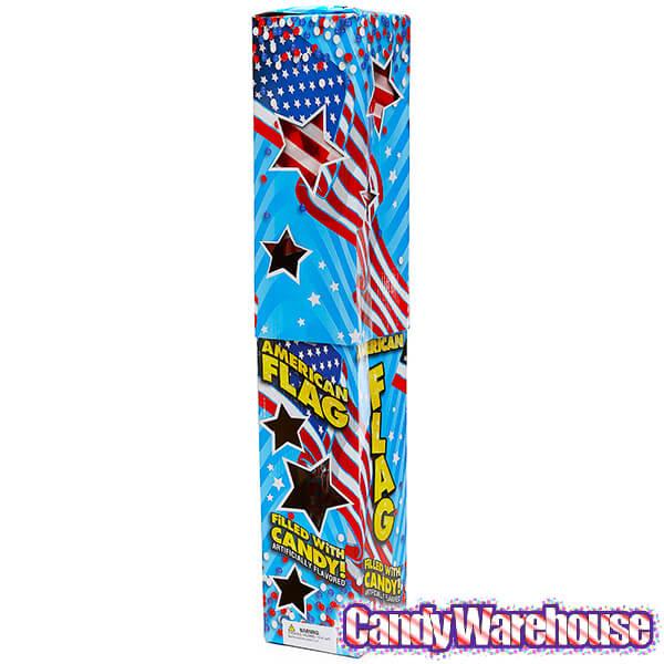 Bee International Candy Filled American Flags: 18-Piece Box - Candy Warehouse