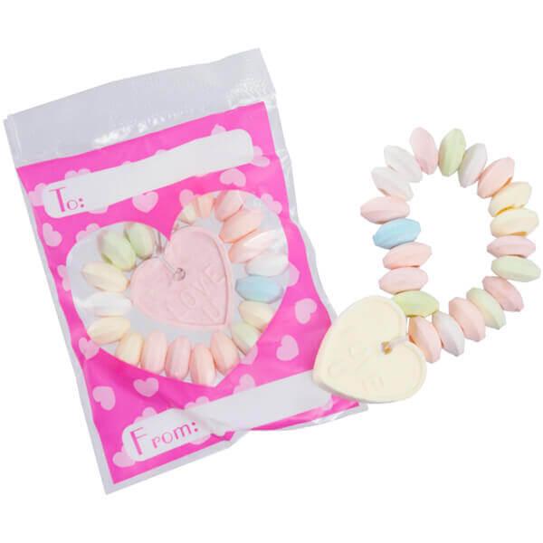 Bee International Candy Heart Love Bracelets Packs: 240-Piece Case - Candy Warehouse