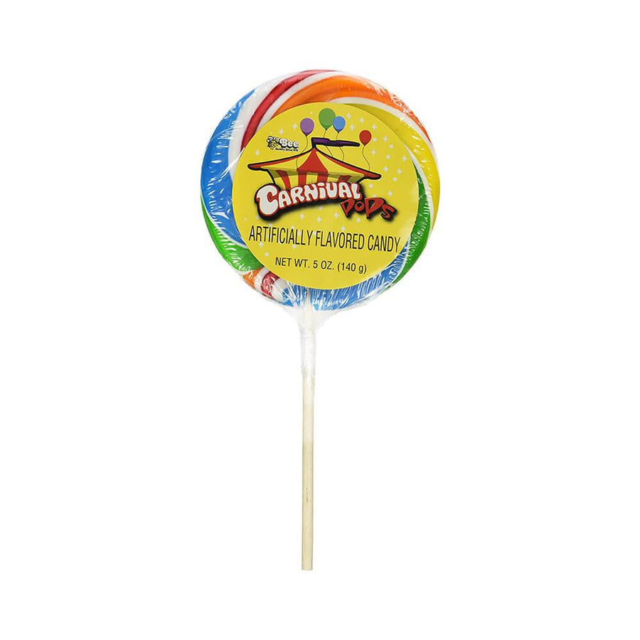 Bee International Giant 4.25-Ounce Carnival Pops: 12-Piece Box - Candy Warehouse