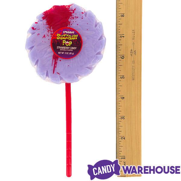 Bee International Halloween Spinning Buzzsaw Pops: 12-Piece Display - Candy Warehouse