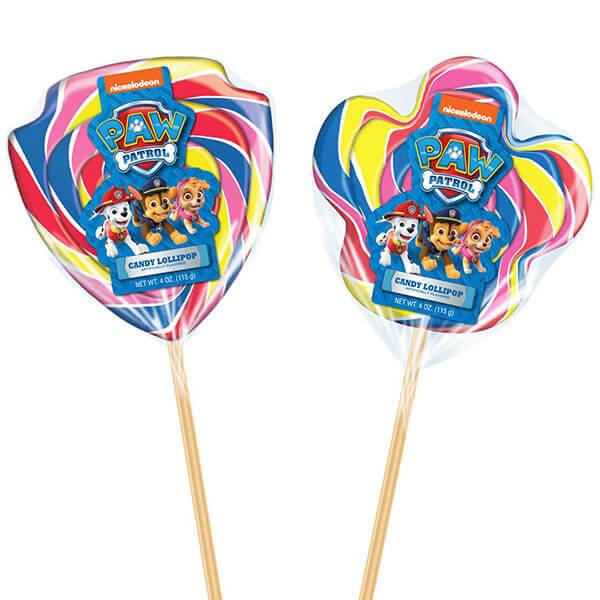 Bee International Paw Patrol Giant 4-Ounce Lollipops: 12-Piece Box - Candy Warehouse