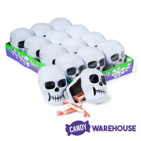 Bee International Skull Tins with Smarties: 12-Piece Box - Candy Warehouse