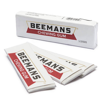 Beeman's Gum 5-Stick Packs: 20-Piece Box - Candy Warehouse