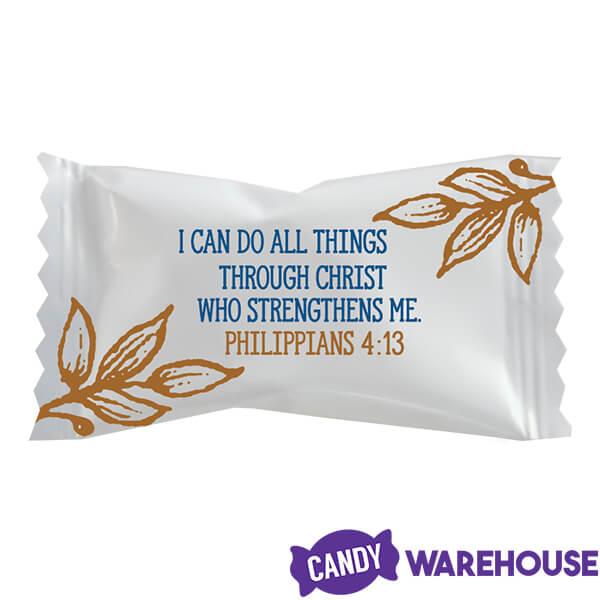 Bible Verse Wrapped Butter Mint Creams: 300-Piece Case - Candy Warehouse