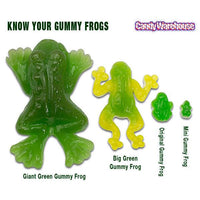 Big Green Gummy Frogs Candy: 5LB Bag - Candy Warehouse