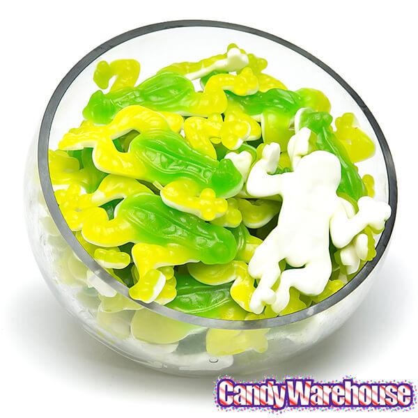 Big Green Gummy Frogs Candy: 5LB Bag - Candy Warehouse