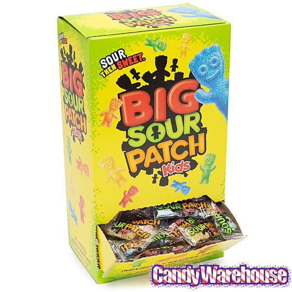 Big Sour Patch Kids Candy - Wrapped: 240-Piece Box - Candy Warehouse