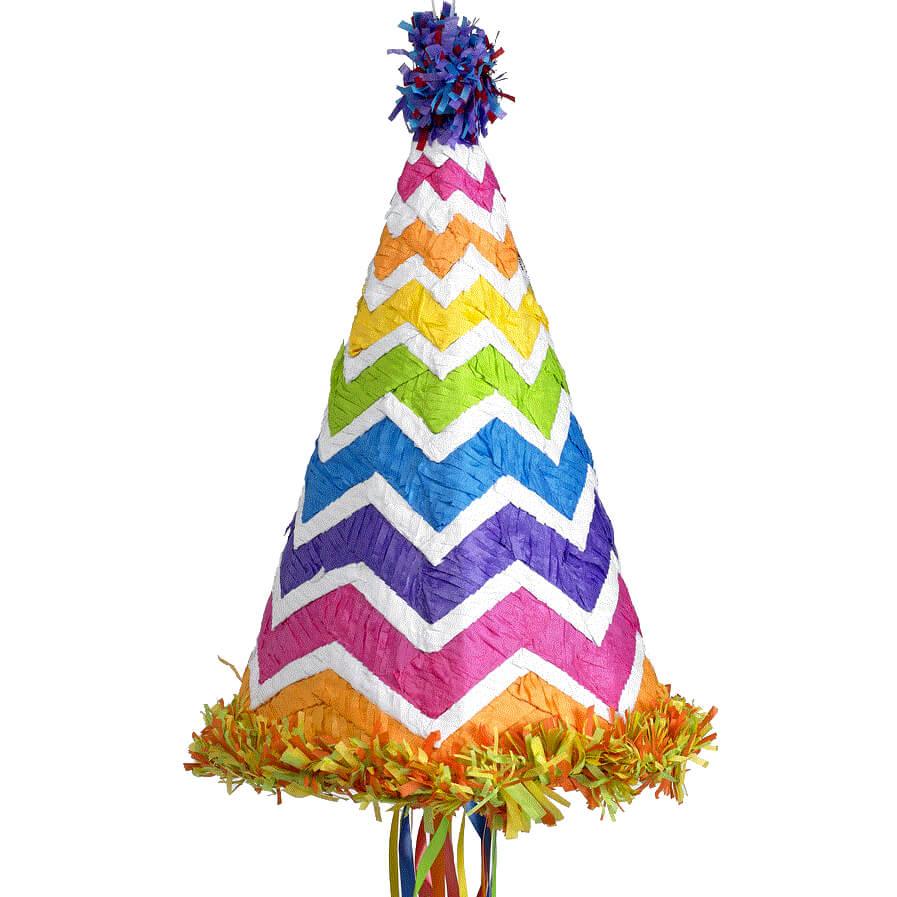 Birthday Hat Pinata - Candy Warehouse