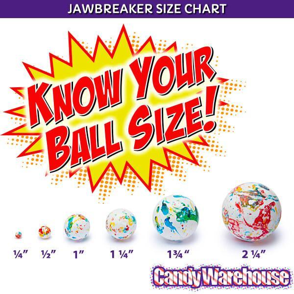 Bizarre 2-1/4-Inch Jawbreakers: 2LB Bag - Candy Warehouse