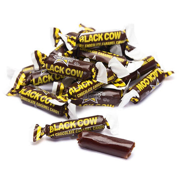 Black Cow Bite-Size Chocolate Caramel Candy: 160-Piece Tub - Candy Warehouse