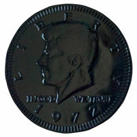Black Foiled Milk Chocolate Coins: 1LB Bag - Candy Warehouse