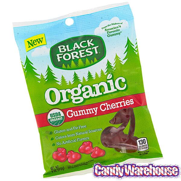 Black Forest Organic Gummy Cherries Candy: 6-Ounce Bag - Candy Warehouse