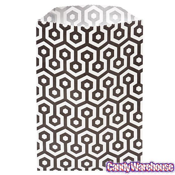 Black Honeycomb Candy Bags: 25-Piece Pack - Candy Warehouse