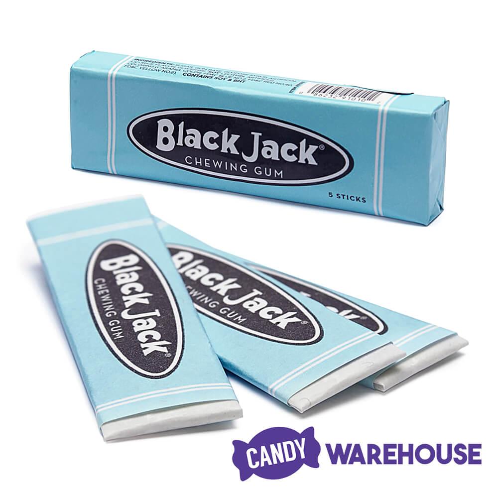 Black Jack Gum 5-Stick Packs: 10-Piece Gift Tin - Candy Warehouse