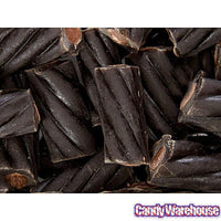 Black Licorice Twists with Chocolate Centers: 6.3-Ounce Bag - Candy Warehouse