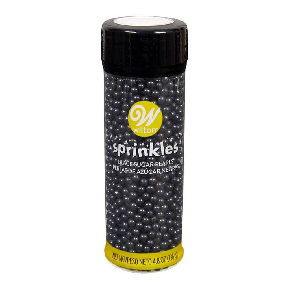 Black Sugar Pearls Sprinkles: 4.8-Ounce Bottle - Candy Warehouse
