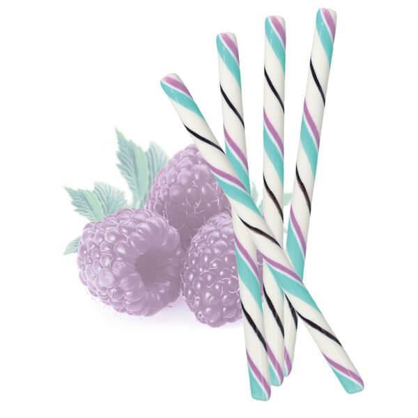 Blue Raspberry Hard Candy Sticks: 100-Piece Box - Candy Warehouse