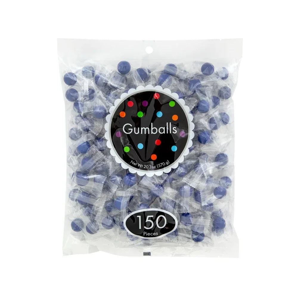 Blue Raspberry Gumballs Blue Raspberry Wrapped Gumballs 20oz Bag | Candy Warehouse – Candy ...