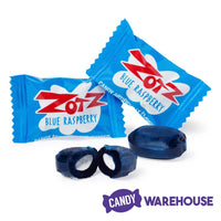 Blue Raspberry Zotz Sour Fizz Candy: 300-Piece Tub - Candy Warehouse