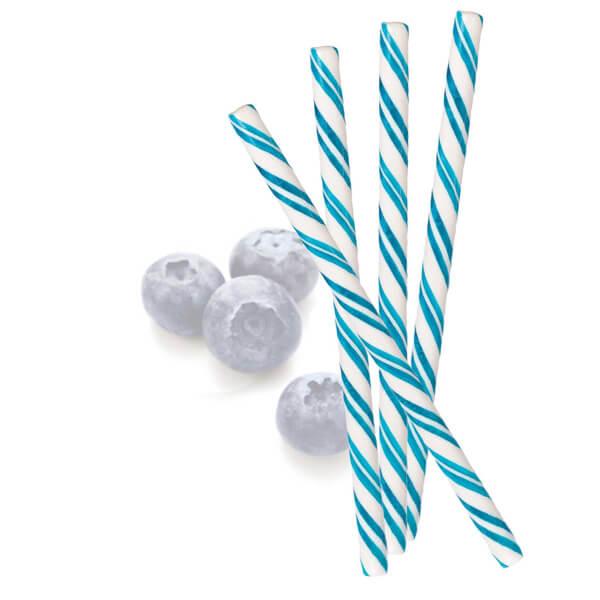 Blueberry Hard Candy Sticks: 100-Piece Box - Candy Warehouse