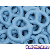 Blueberry Yogurt Covered Mini Pretzels: 9-Ounce Tub - Candy Warehouse