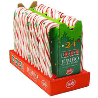 Bobs Sweet Stripes Peppermint Giant Candy Canes: 24-Piece Display