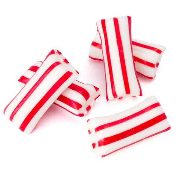 Bobs Sweet Stripes Peppermint Lumps Hard Candy: 100-Piece Box - Candy Warehouse