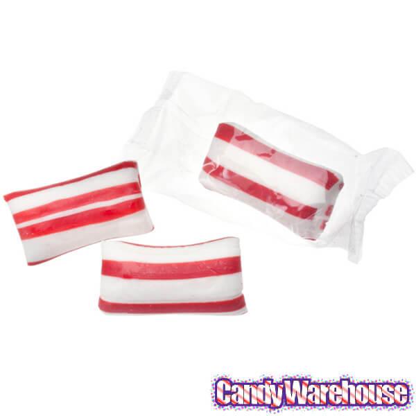 Bobs Sweet Stripes Peppermint Lumps Hard Candy: 100-Piece Box - Candy Warehouse