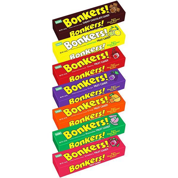 Bonkers Candy Packs: 24-Piece Box - Candy Warehouse