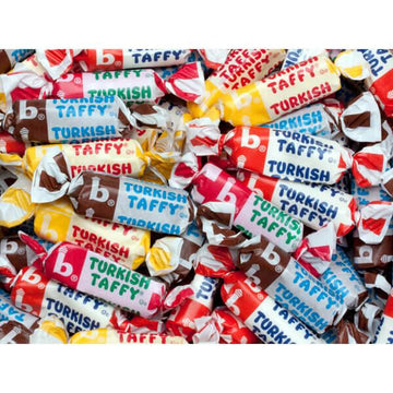 Bonomo Turkish Taffy Bite-Size Candy: 200-Piece Tub - Candy Warehouse