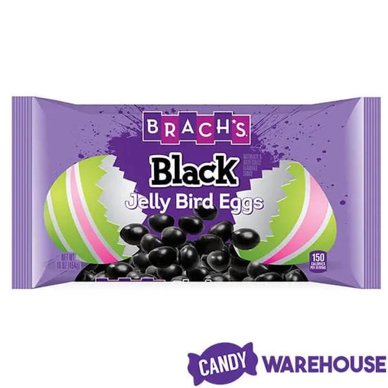 Brach's Black Licorice Jelly Beans 16Ounce Bag Candy Warehouse